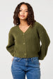 Cropped Button Cardigan by Pink Vanilla