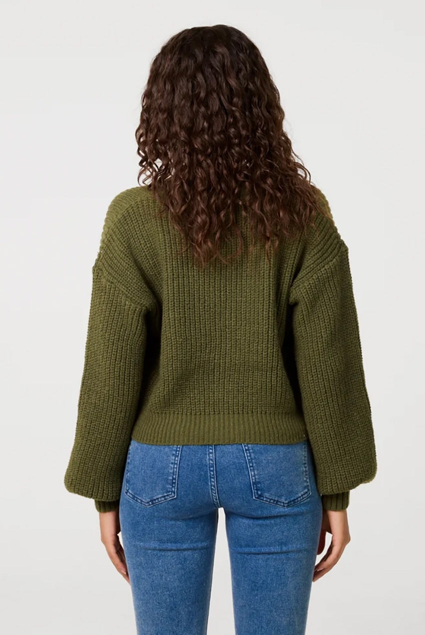 Cropped Button Cardigan PV3761056