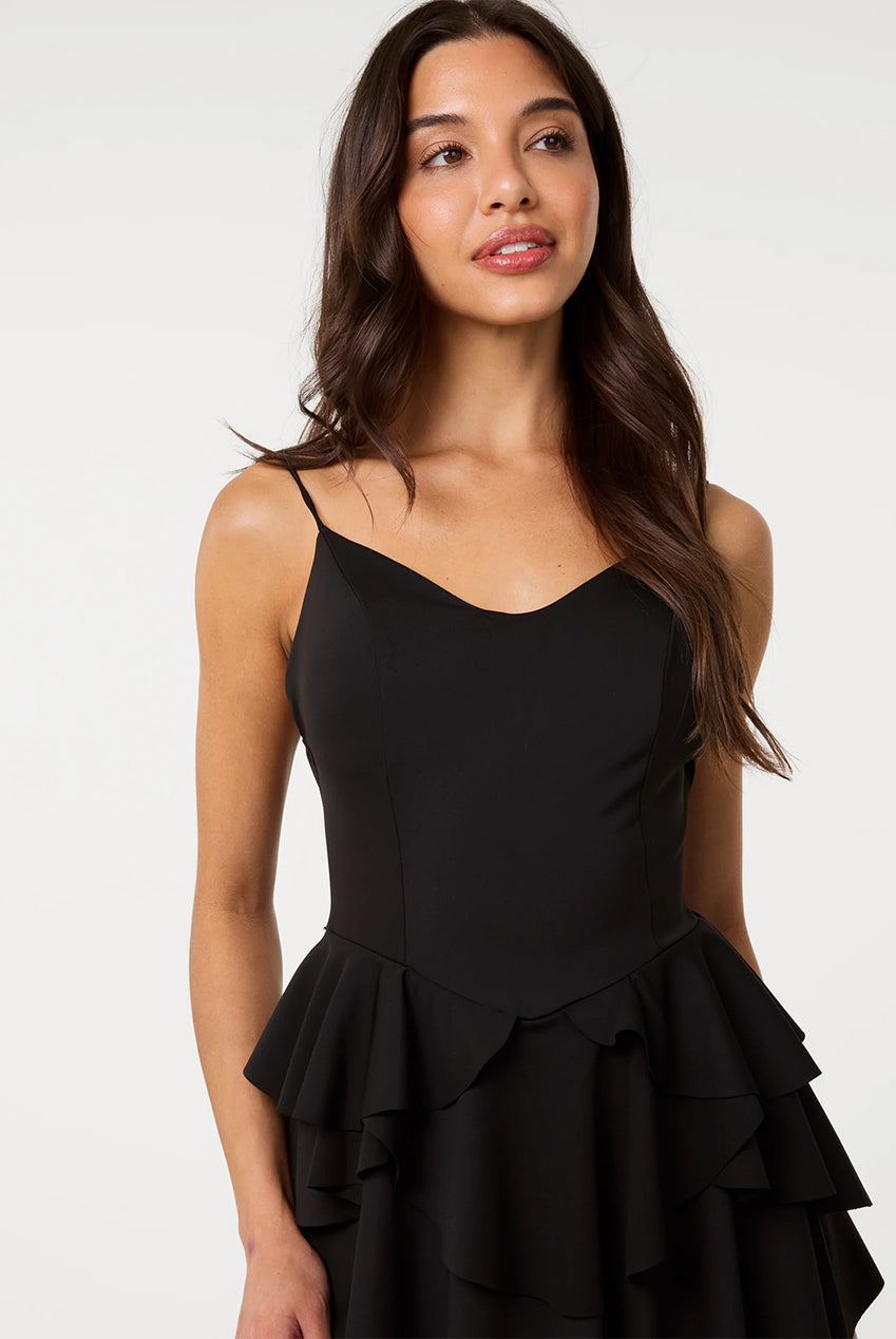 Tiered Hem Bustier Dress PV6353IT003