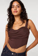 Corset Cowl Top by Pink Vanilla