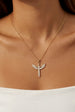 Pave Winged Cross Necklace by MUCHV