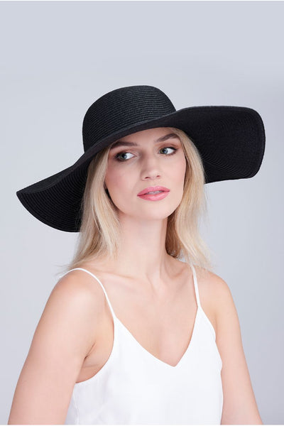 Black - Porto Hat - Black by Pia Rossini