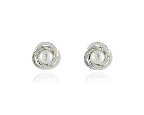 Qi Silver Earrings by Cachet London