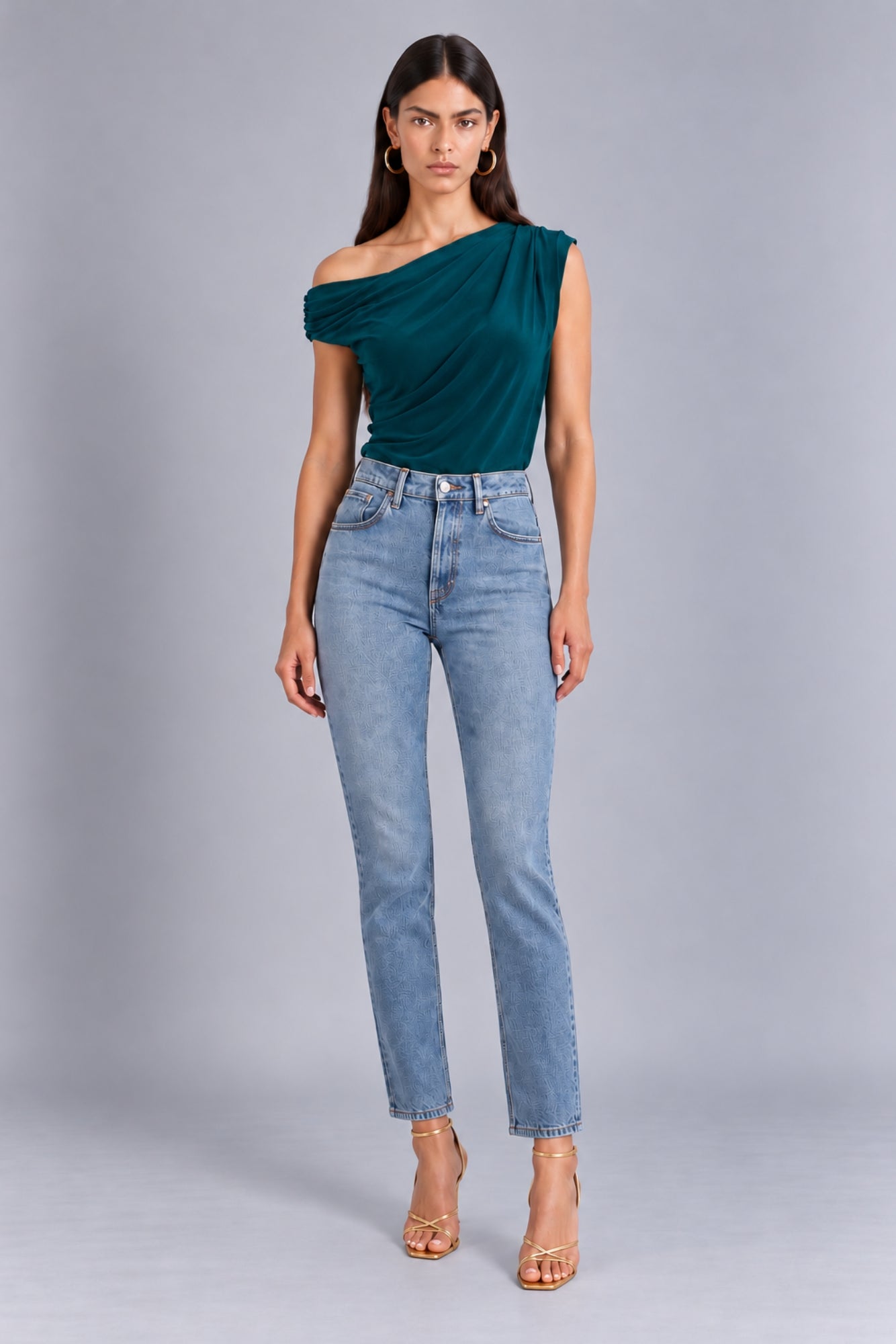 Raven Green Off The Shoulder Top RAVEN-TOP