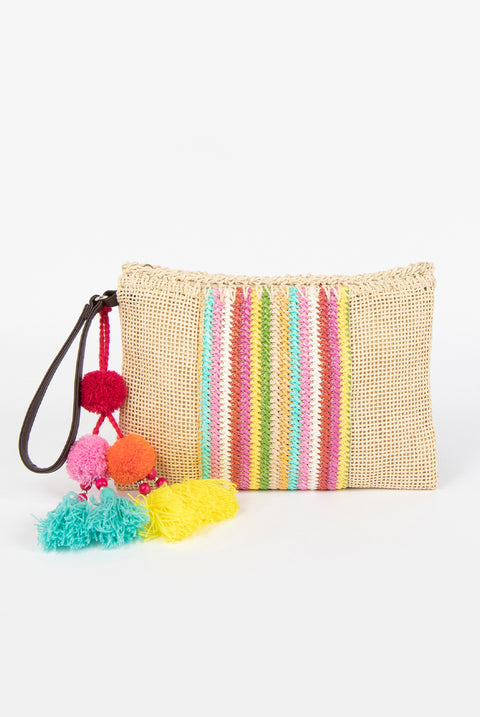 Rainbow Clutch - Natural by Pia Rossini