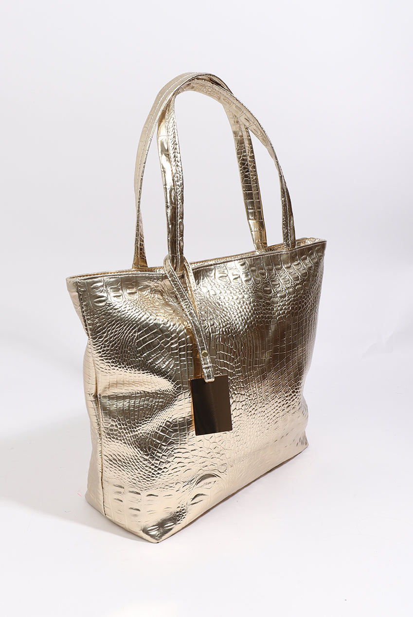 Reagan Bag - Gold REA010-MET001