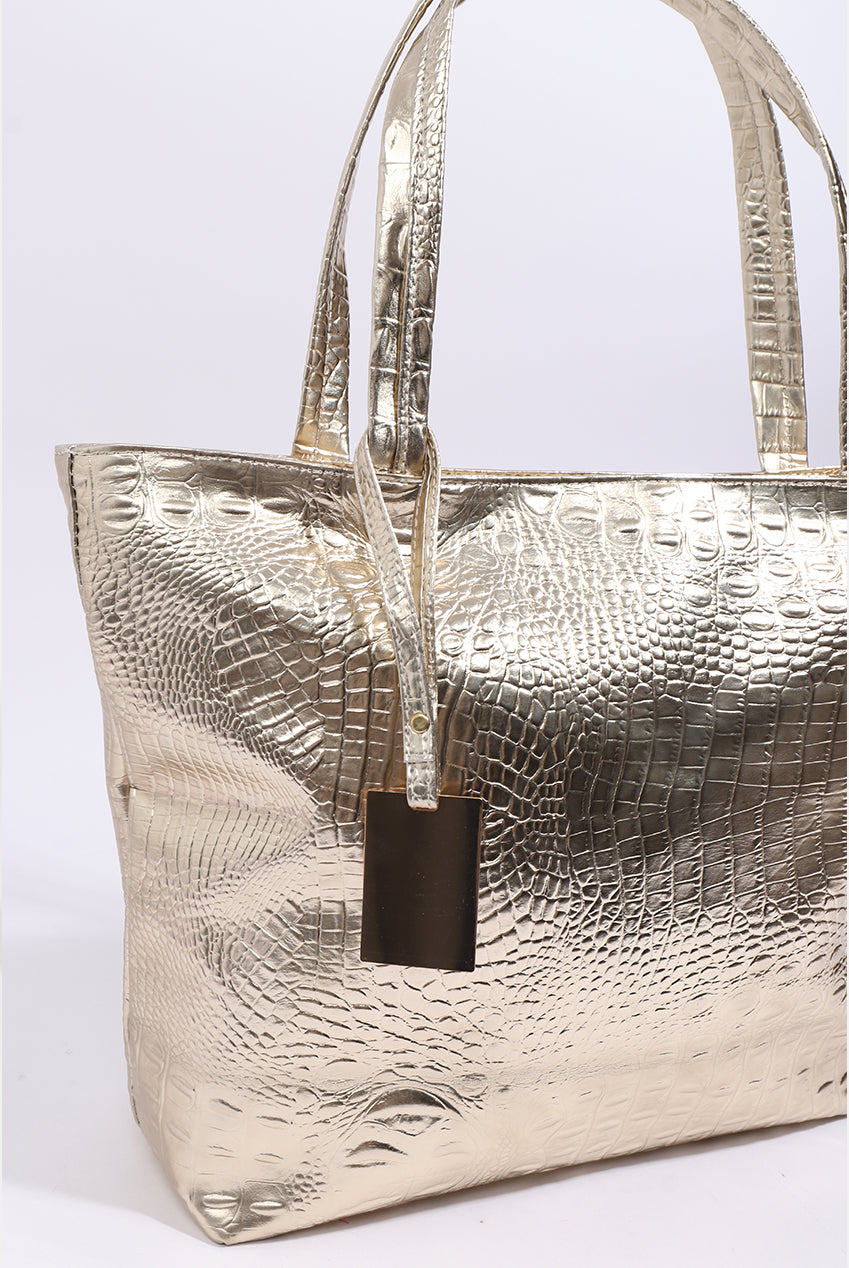 Reagan Bag - Gold REA010-MET001