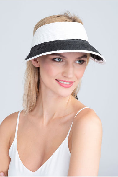 Black White - Rico Visor - Black/White by Pia Rossini