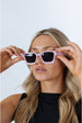 Square Retro Pink Sunglasses by SVNX