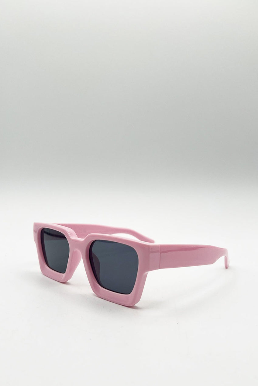 Square Retro Pink Sunglasses SG2500109