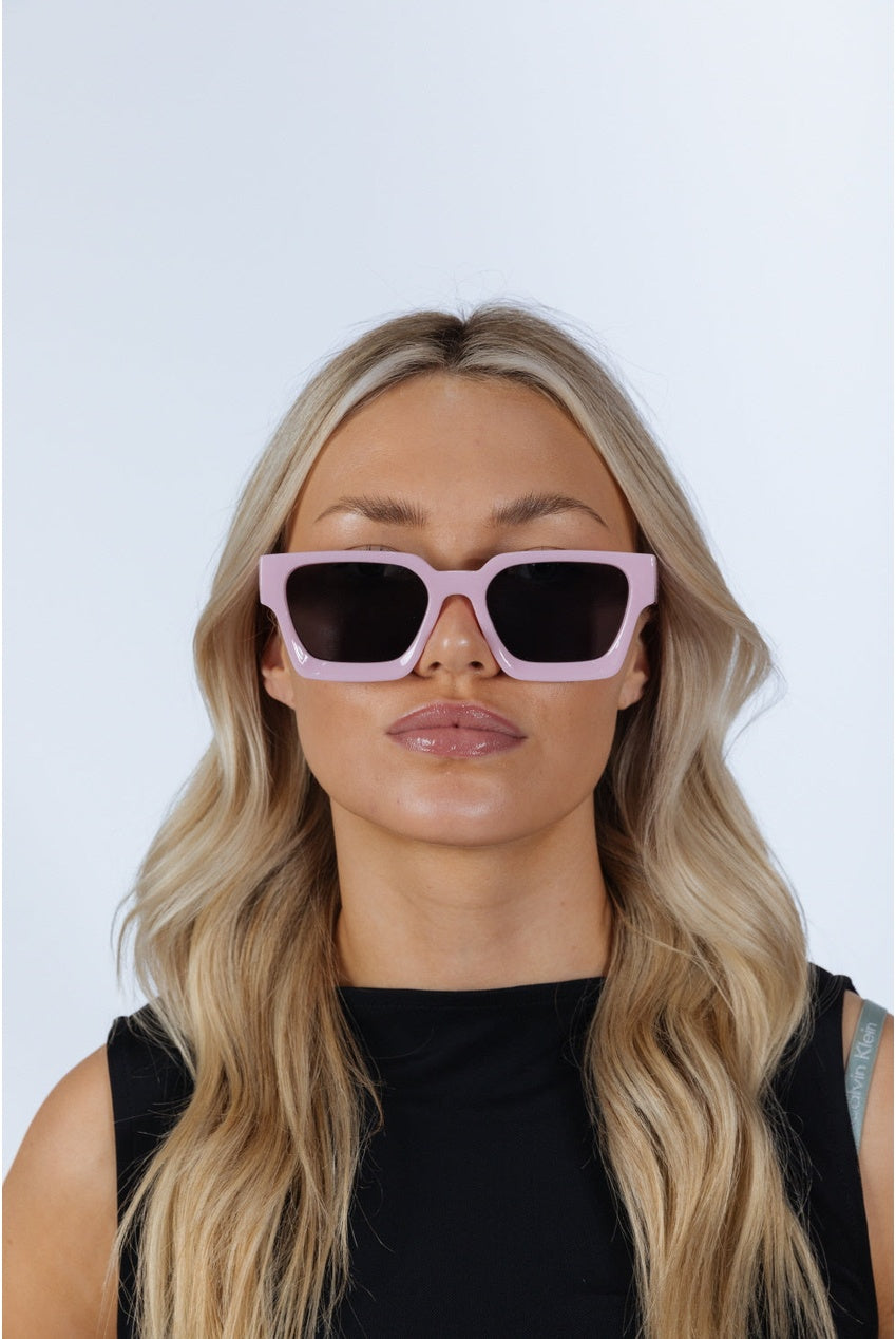 Square Retro Pink Sunglasses SG2500109