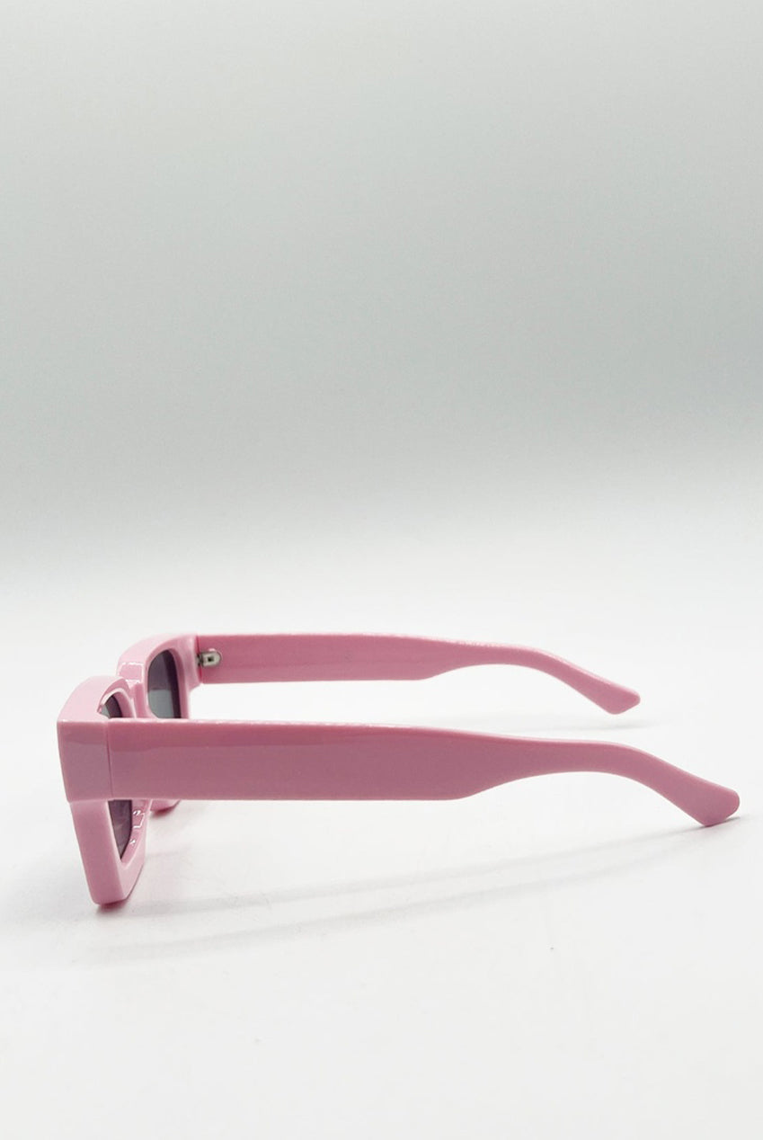Square Retro Pink Sunglasses SG2500109