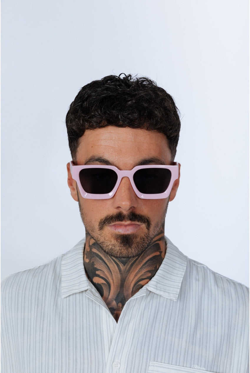 Square Retro Pink Sunglasses SG2500109