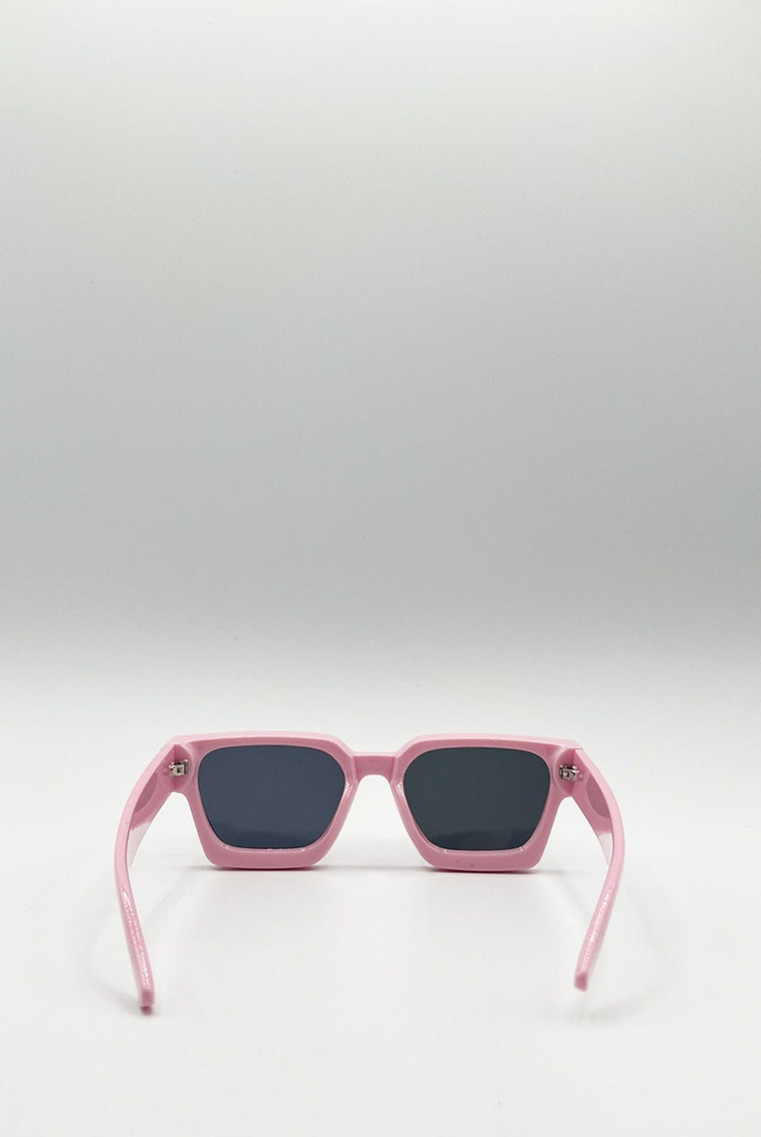 Square Retro Pink Sunglasses SG2500109