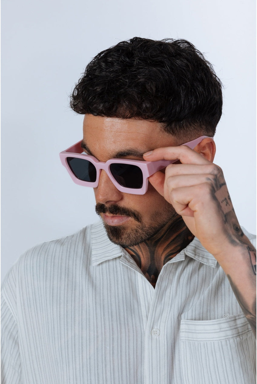 Square Retro Pink Sunglasses SG2500109
