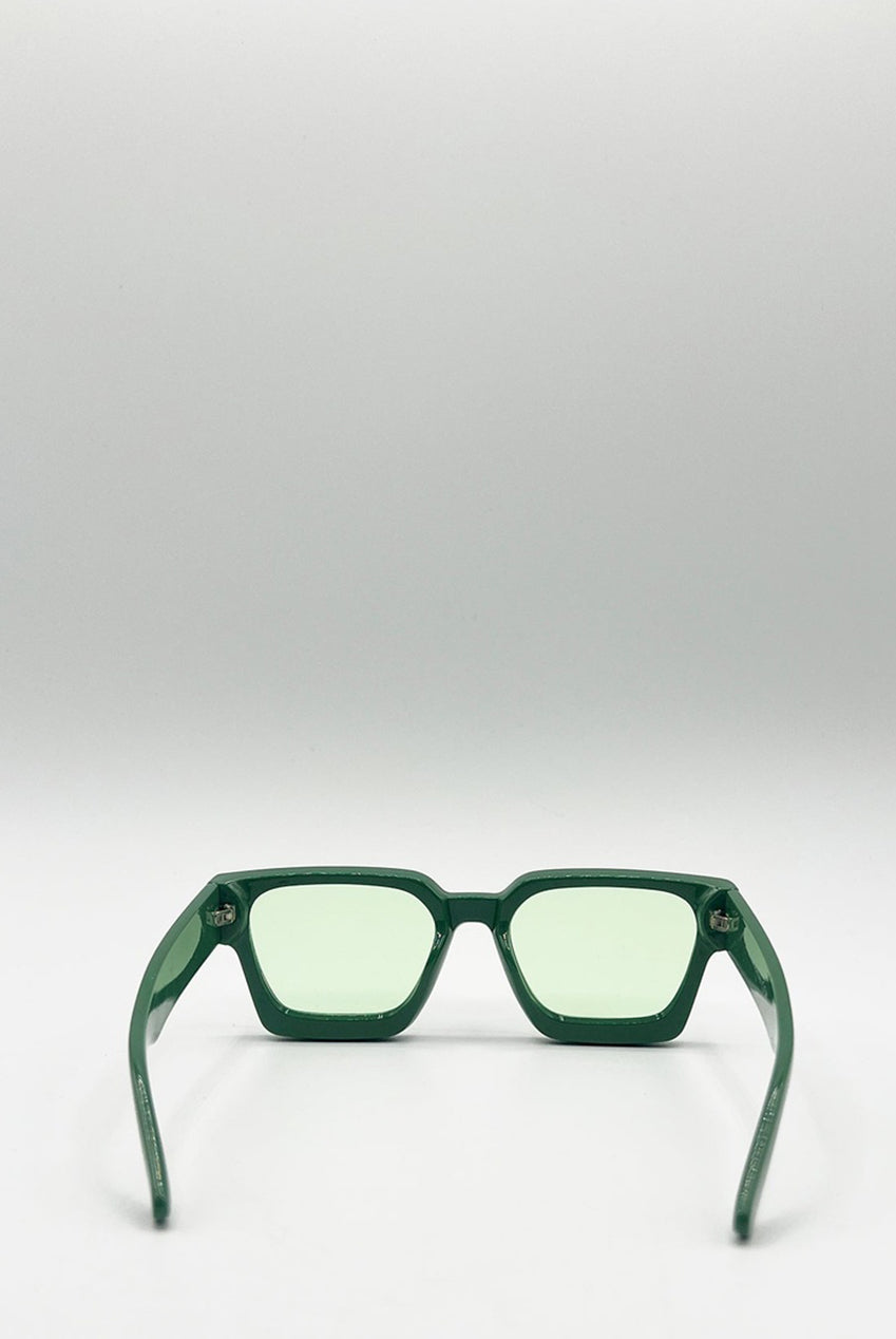 Square Retro Mint Green Sunglasses SG2500117