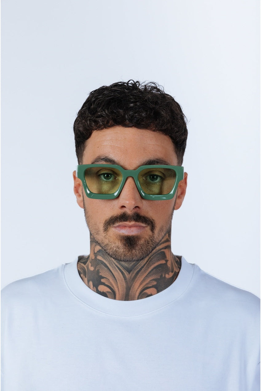 Square Retro Mint Green Sunglasses SG2500117