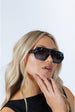 Cross-Border Flat Sunglasses In Blue Leopard by SVNX