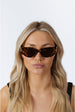 Cat-Eye Sunglasses With Side Detail In Tortoiseshell by SVNX