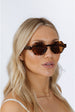 Round Hexagon Sunglasses In Tortoiseshell by SVNX