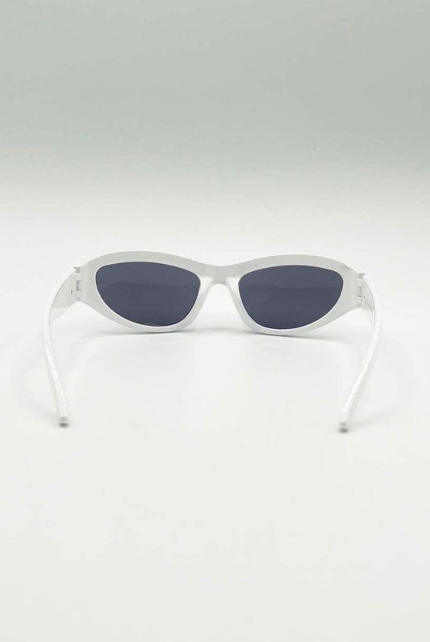 Star Racer Sunglasses In White SG2502607