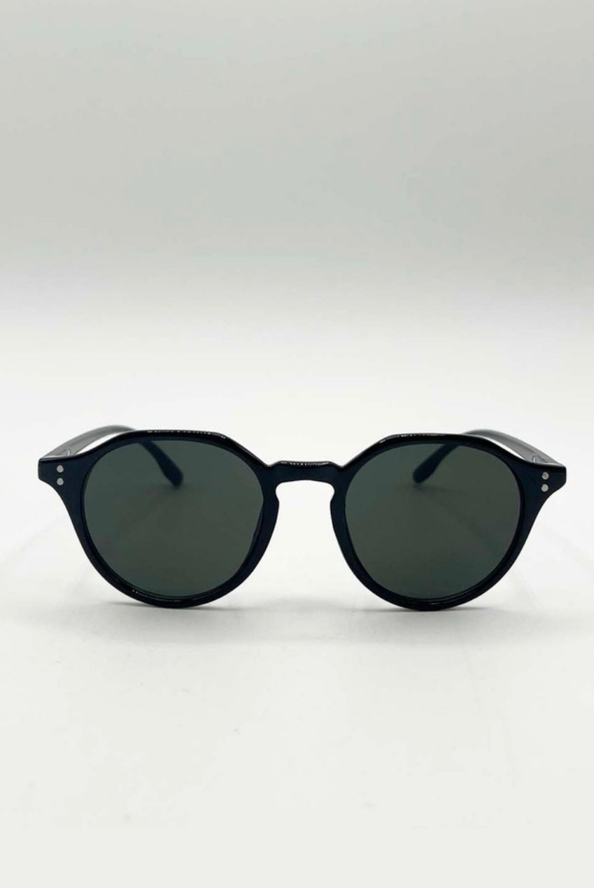 Classic Preppy Plastic Frame Sunglasses SG2503102