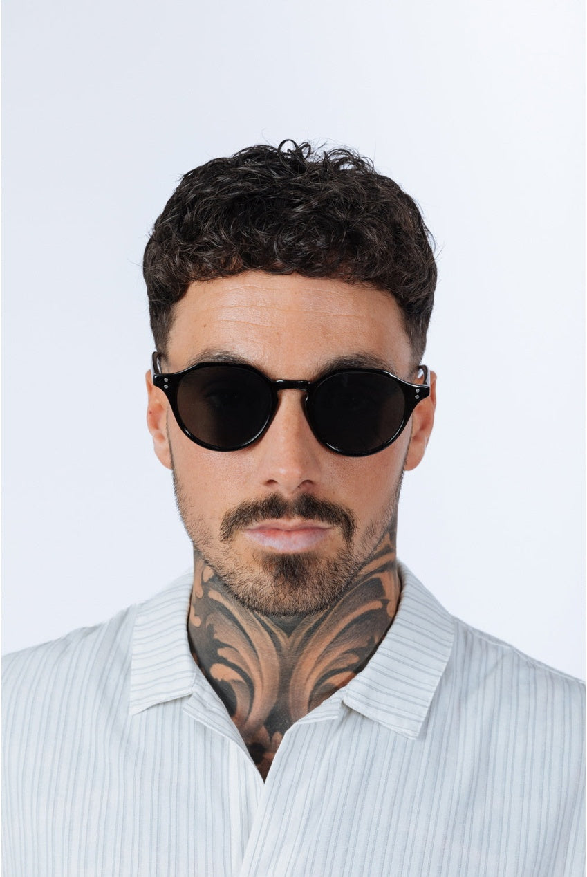 Classic Preppy Plastic Frame Sunglasses SG2503102