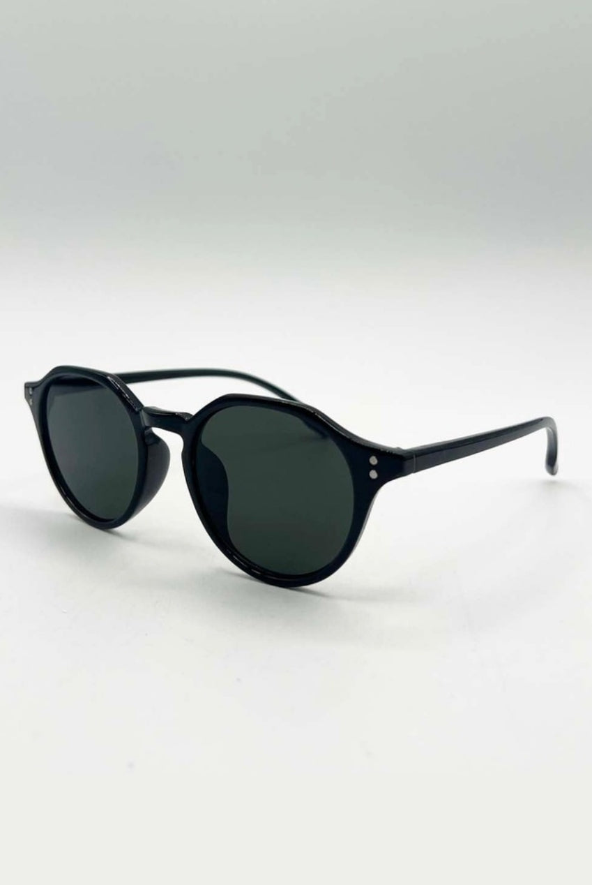 Classic Preppy Plastic Frame Sunglasses SG2503102