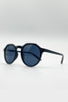 Matte Classic Preppy Sunglasses With Key Hole Nosebridge by SVNX