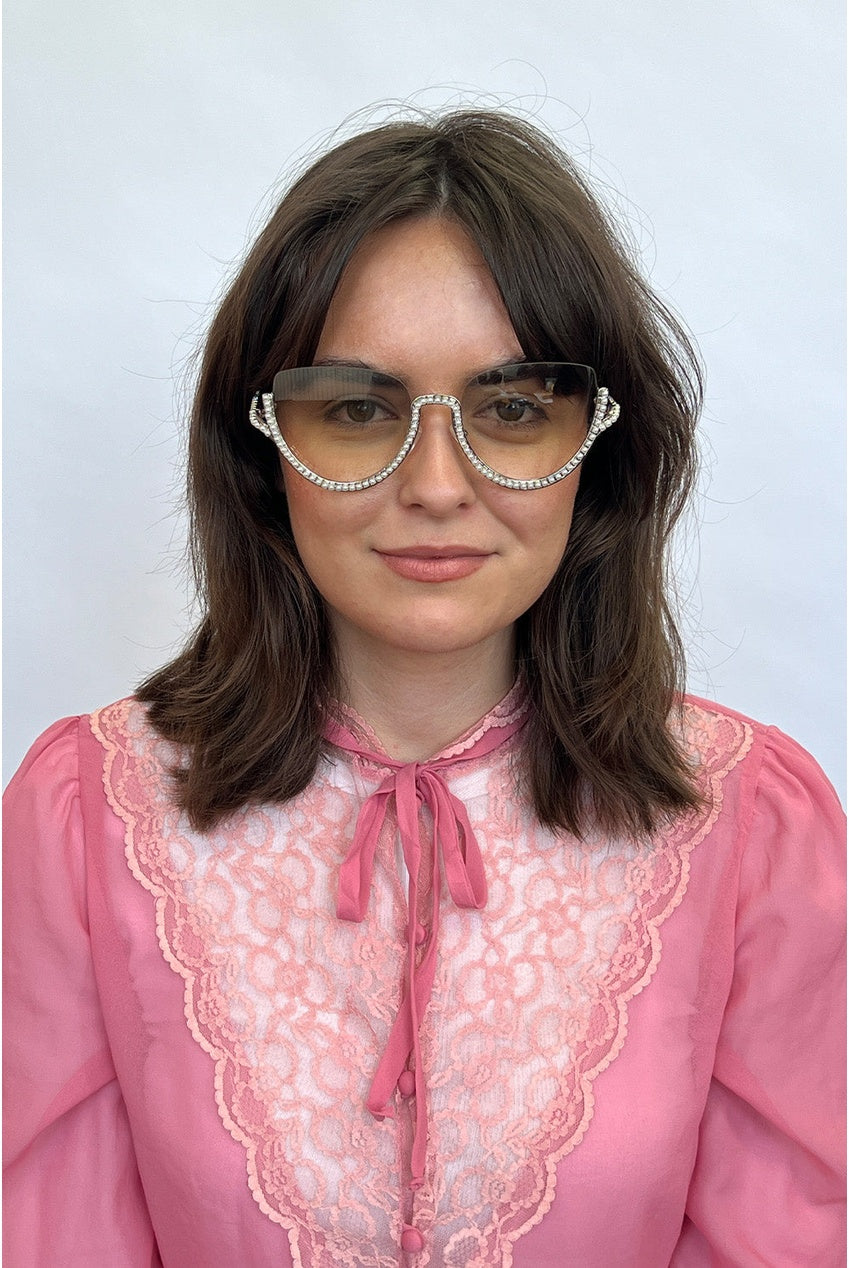 Pearl Sunglasses In Silver Grey SG2503321