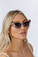 Oversized Cat-Eye Sunglasses In Nude by SVNX