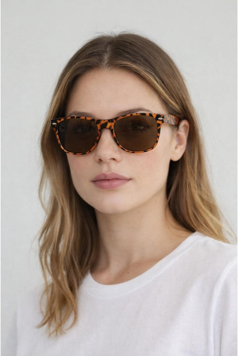 Classic Wayfarer Plastic Frame Sunglasses by SVNX