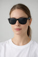 Classic Wayfarer Sunglasses With Black Matte Frame by SVNX
