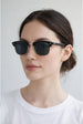 Black Clubmaster Sunglasses With Black Lenses by SVNX