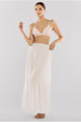 Jersey Lining Maxi Skirt by Goddiva