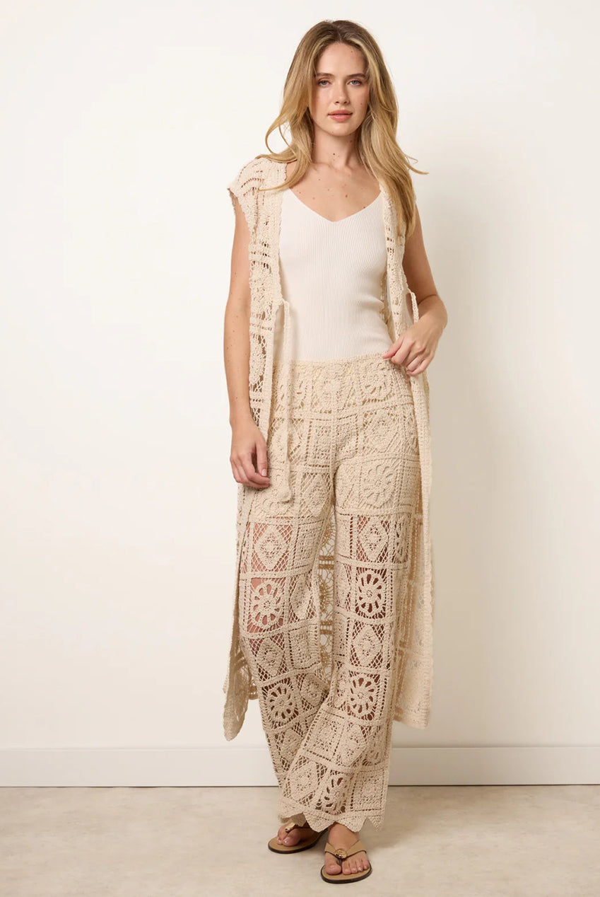 Crochet Flared Trousers SP4228BV001