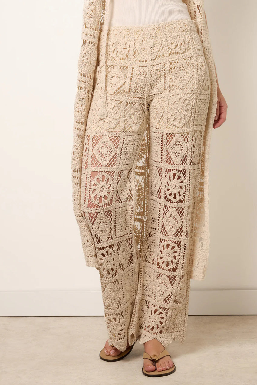 Crochet Flared Trousers SP4228BV001