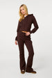 Pin Tuck Jersey Flares by Pink Vanilla