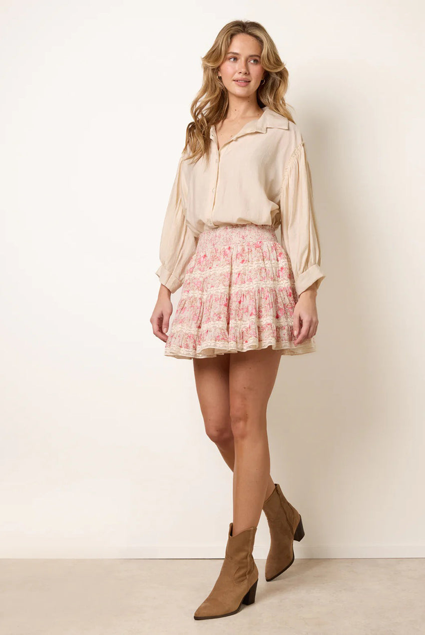 Mini Floral Skirt SS26125B020