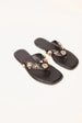 Sea Life Embellished Flip Flops by Blue Vanilla