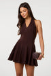 Slinky Halter Neck Dress by Pink Vanilla