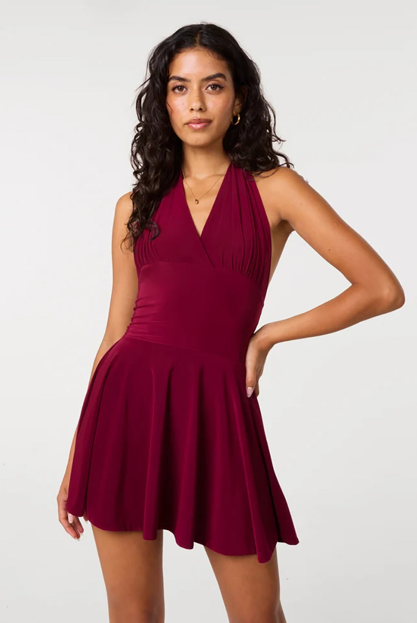 Slinky Halter Neck Dress SS26224P090