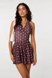 Polka Dot Slinky Halter Neck Dress by Pink Vanilla