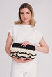 Saffira Clutch Bag - Black by Pia Rossini