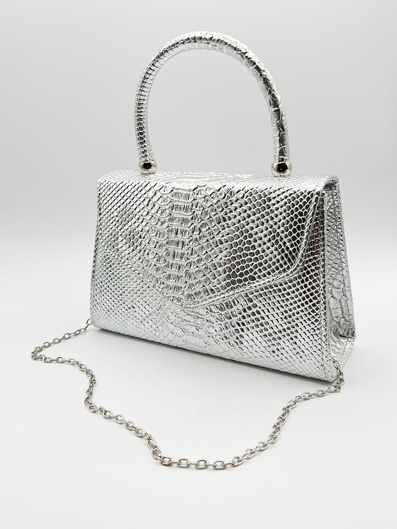 Faux Snakeskin Mini Bag HB305721