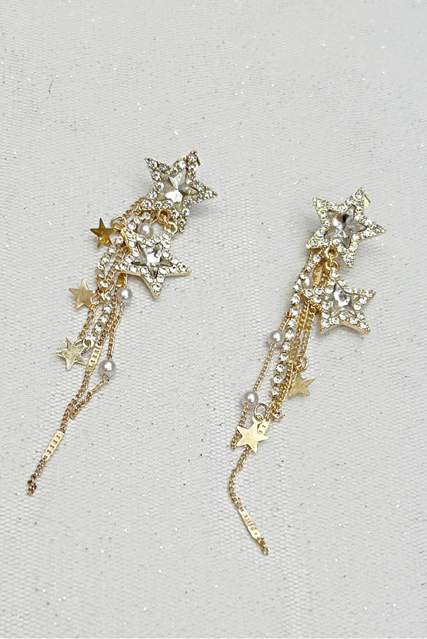 Star Earrings Gold Earrings 5060801176880