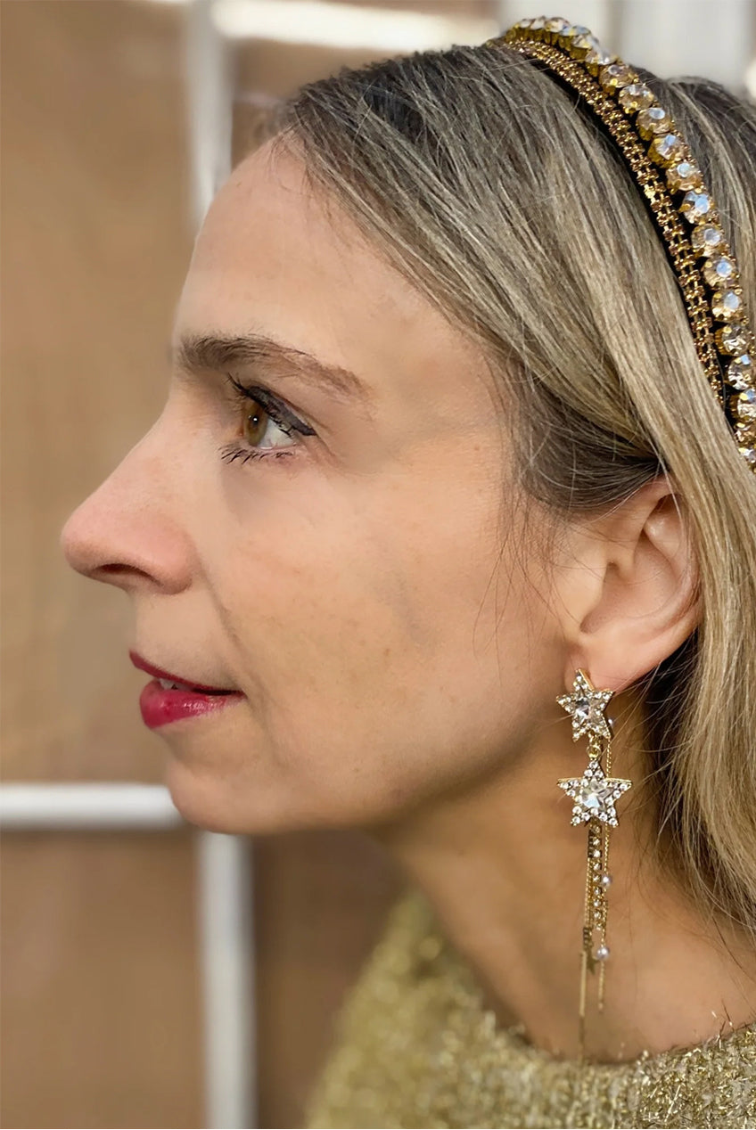 Star Earrings Gold Earrings 5060801176880