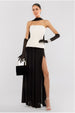 Side Split Soft Touch Maxi Skirt by Goddiva