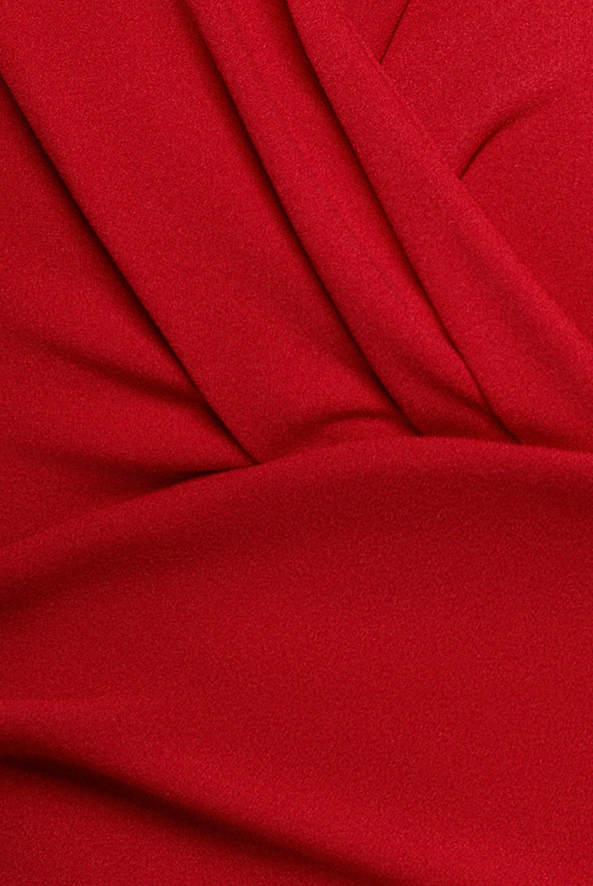 Bardot Scuba Jumpsuit - Red TR113P