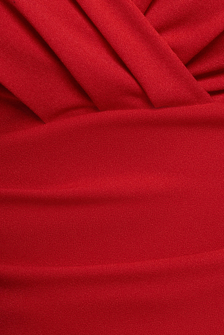 Bardot Scuba Jumpsuit - Red TR113B